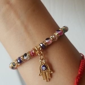 Hamsa evil eye bracelet‼